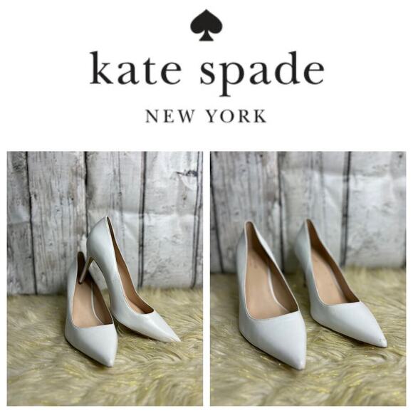 Kate Spade White Closed Toe Pumps‎ 11 - Picture 1 of 15